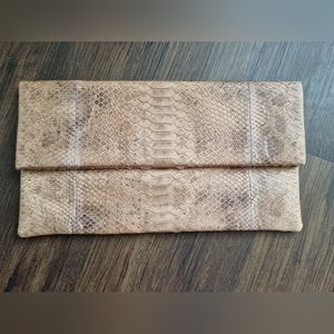 Snake Skin Clutch